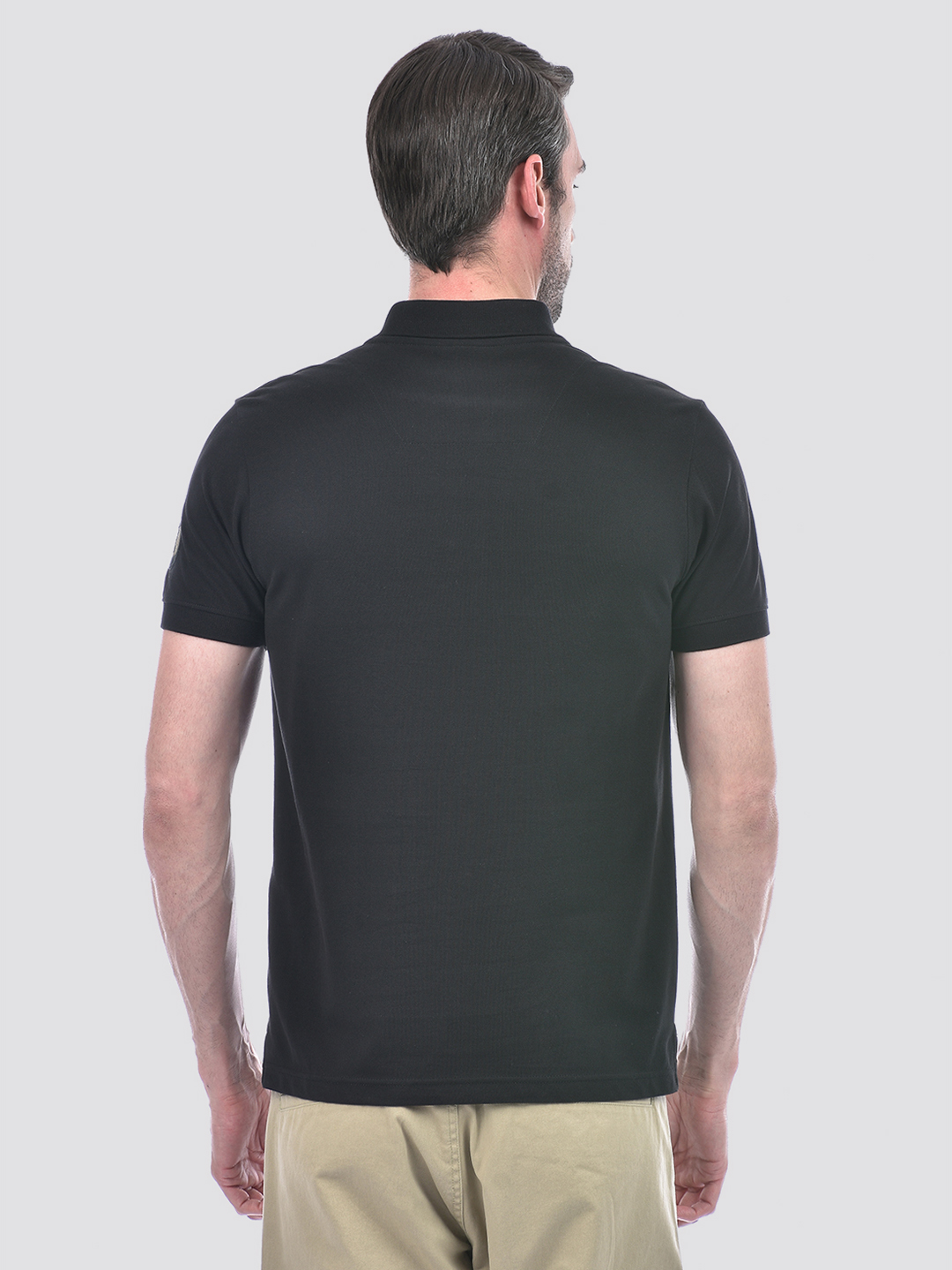 Numero Uno Men Applique Black T-Shirt